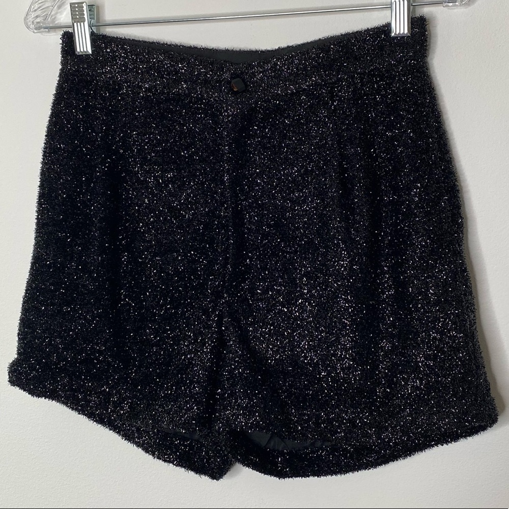 Quail High Waisted Glitter Shorts